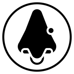 piercings glyph icon