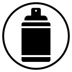 spray paint glyph icon