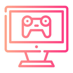 video game gradient icon