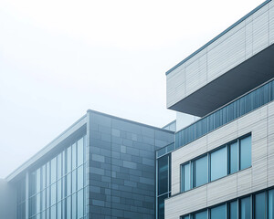 Fototapeta premium modern office building with sky