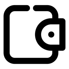 wallet line icon