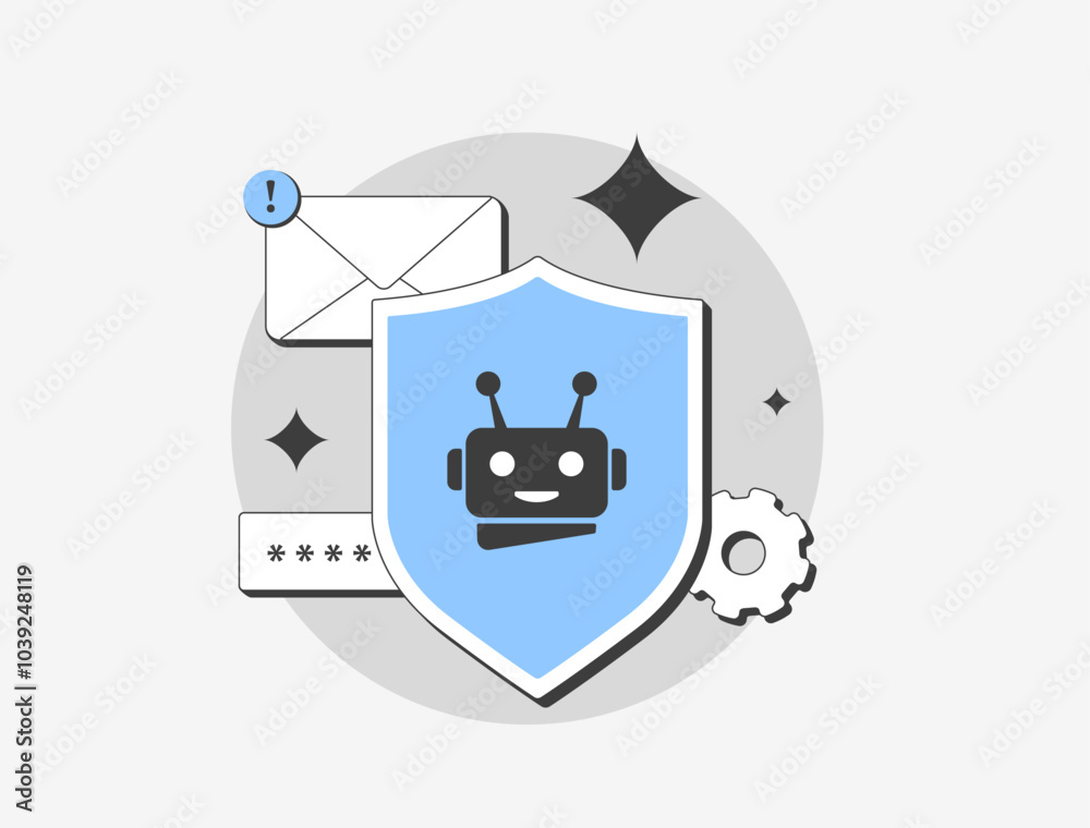 Poster ai-enhanced fraud detection systems. advanced ai-driven tools to detect real-time online fraud. secu