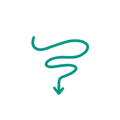 multi colored arrow variation