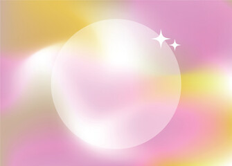 Abstract gradient poster background vector. Minimalist style cover template with vibrant perspective 3d geometric prism shapes collection. Ideal design for social media, cover, banner, flyer.