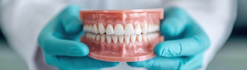 Obraz premium Dental implant production line with multiple 3D printers in action, 3D printer implant, production