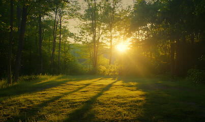 Obraz premium Spectacular Nature and Scenic Wonders: Golden Hour Sunsets, Lush Forests, Tranquil Beaches, and Vibrant Fields of Flowers in Stunning Views