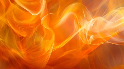 Obraz premium Abstract orange and yellow swirl background.