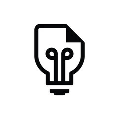 Light bulb with book logo design vector