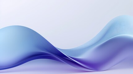 Obraz premium digital technology blue and purple gradient abstract curve poster background