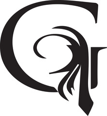 Alphabet art color signs letters design