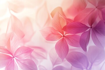 pink and purple leaves with pink background desktop wallpaper