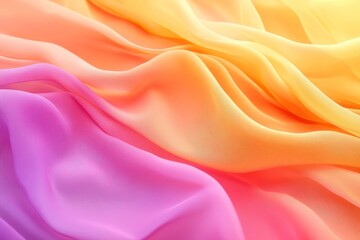 Fototapeta premium combination of purple, orange , pink gradient soft fabric background wallpaper