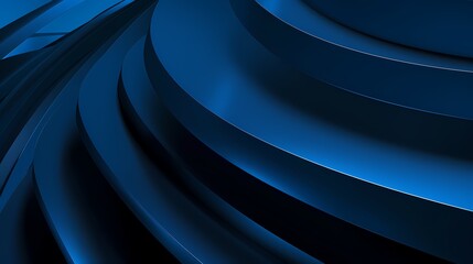 Fototapeta premium digital technology abstract blue gradient curve poster background