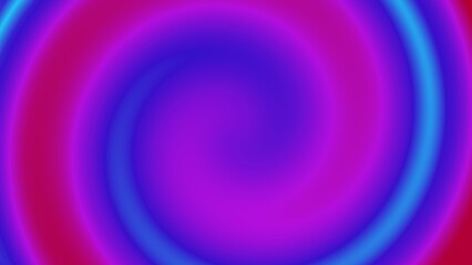 Fototapeta premium Abstract illustration of blue and pink gradient color. Circle spiral texture pattern background.
