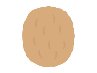 おでんの具のさつま揚げのベクターイラスト