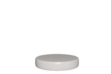 Obraz premium podium color 3D, white, PNG