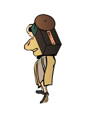 浮世絵　町人　その246