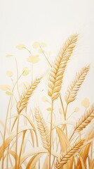 Golden Wheat Stalks