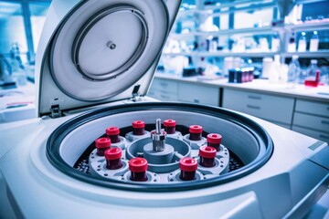 Advanced laboratory centrifuge in action exploring the vital role of centrifugation in modern scientific research and analysis