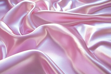 Fototapeta premium luxury satin cloth. light pink tone. studio lighting, background