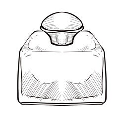 letter stamp handdrawn illustration