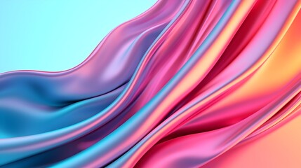 Mesmerizing glowing futuristic digital abstract background featuring smooth gradients captivating cyberpunk inspired neon elements and sleek minimalist geometric shapes