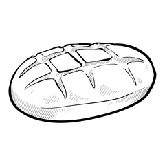bread handdrawn illustration