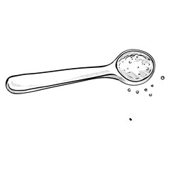 salt handdrawn illustration