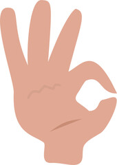 hand in a background