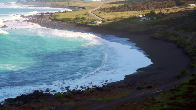 Cape Palliser Coast: Stunning Ocean View and Rugged Landscape