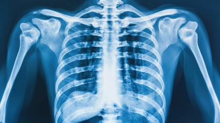 Detailed and Transparent X Ray Image Showcasing the Soft Tissue and Internal Structures within the Abdominal Region of the Human Body Providing a Captivating Medical Visualization