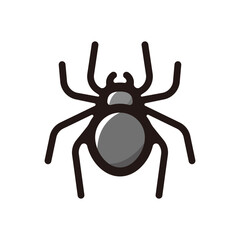 Spider outline icon for graphic design, apps and websites