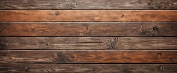 Fototapeta premium Rustic wooden planks with a natural grain pattern.