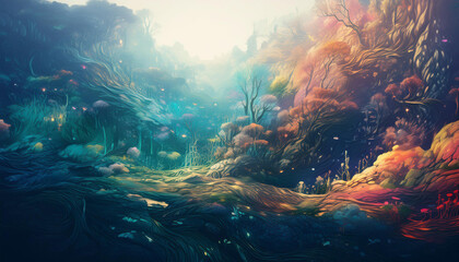 Fototapeta premium Colorful vintage Background design with old city or village HD quality image