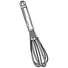 whisk handdrawn illustration