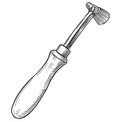 Obraz premium cobbler tools handdrawn illustration