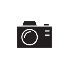 Camera icon Flat line illustration
