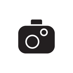 Camera icon Flat line illustration