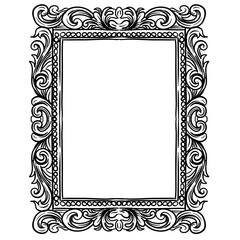 vintage frames handdrawn illustration
