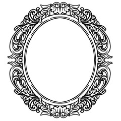 vintage frames handdrawn illustration