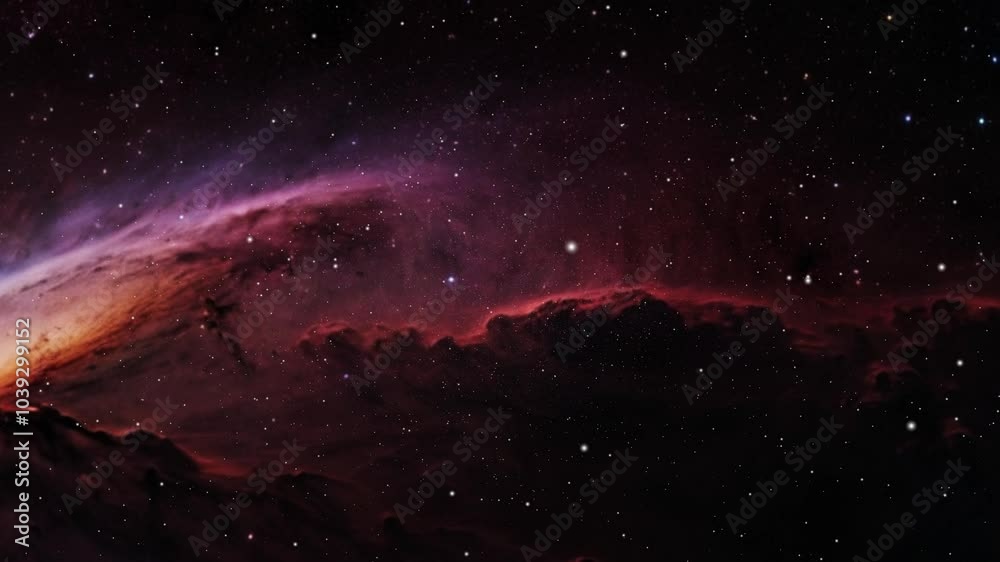 Canvas Prints a vast cloud of gas and dust in the universe.