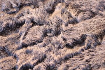An Appealing Textured Faux Fur Surface can Serve as Excellent Design Inspiration