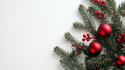 Obraz premium Festive Tree Decorations with Bright Elements