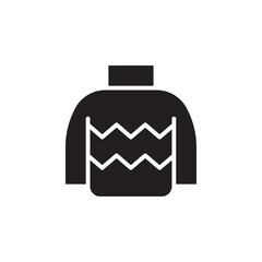 Jumper icon Flat line illustration