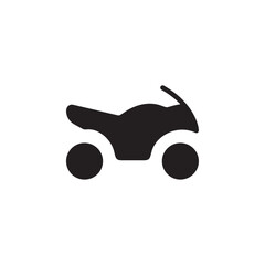 Motorbike icon Flat line illustration