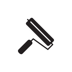 Roller icon Flat line illustration