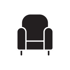 Sofa icon Flat line illustration