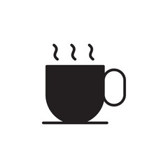 Tea icon Flat line illustration