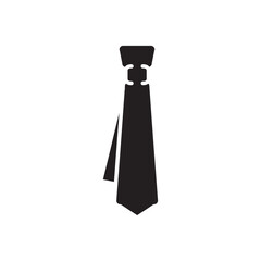 Tie icon Flat line illustration