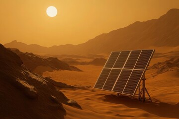 A solar panel in the Martian desert-gigapixel-hq-scale-6_00x